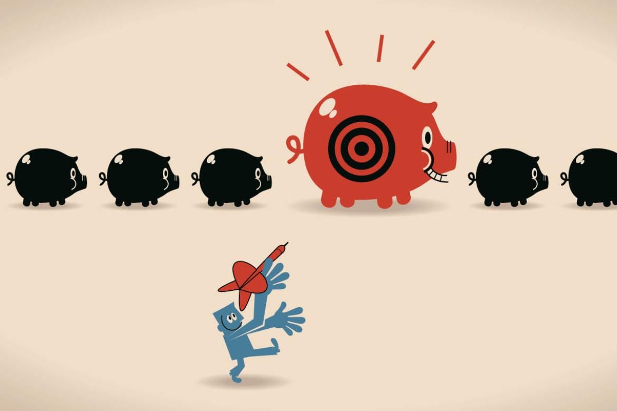 Piggybank as a target