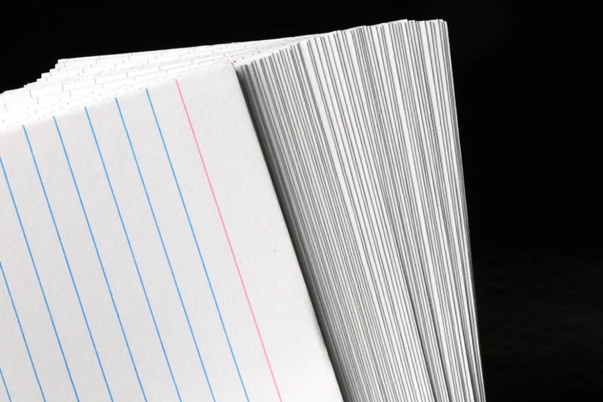 Stack of papers