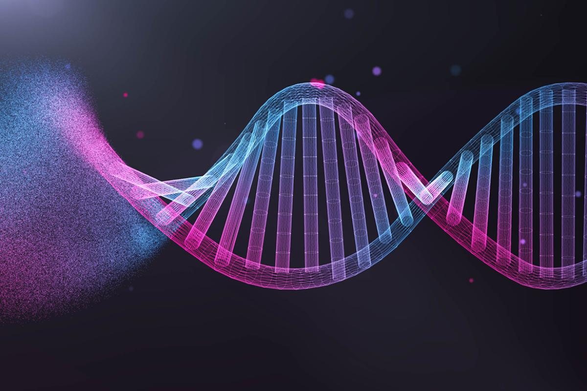 Image of genetic DNA