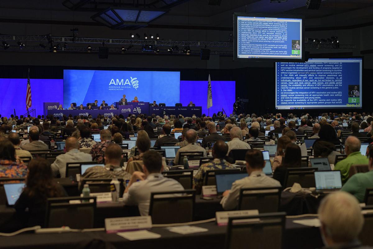 AMA meeting of the House of Delegates