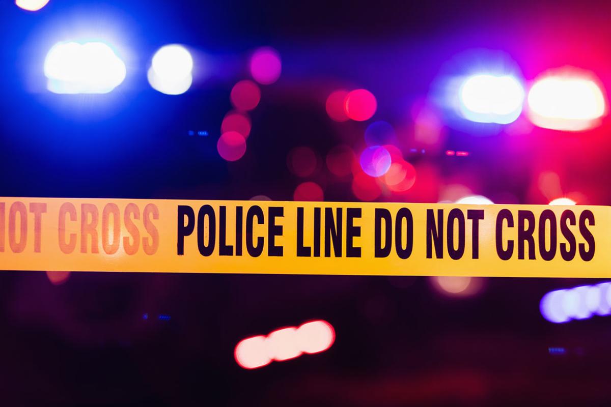 Accident or crime scene cordon tape
