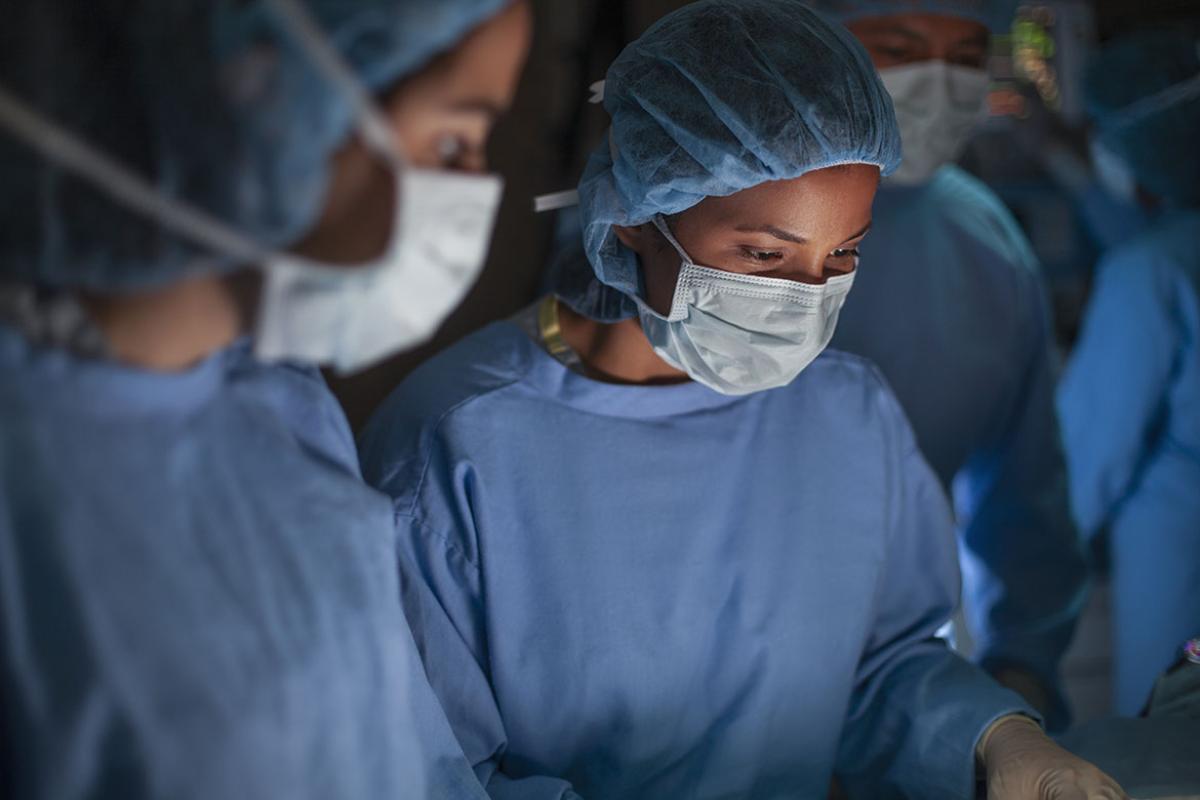Physicians in surgery operation room 